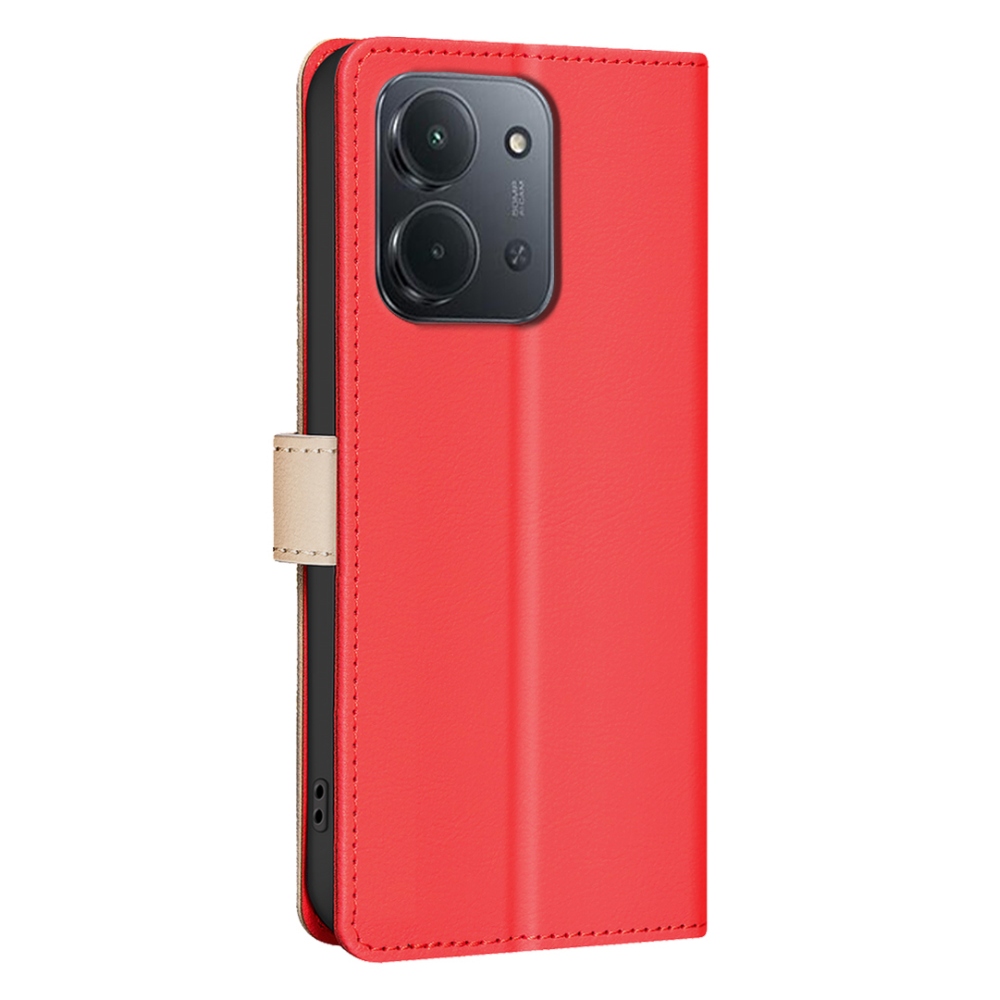 BNF DUO knížkové pouzdro na Xiaomi Redmi 15C 4G/5G (173mm) - červené