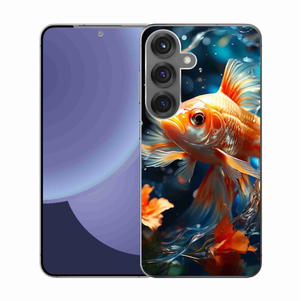 Gelový kryt mmCase na Samsung Galaxy S25 - rybka