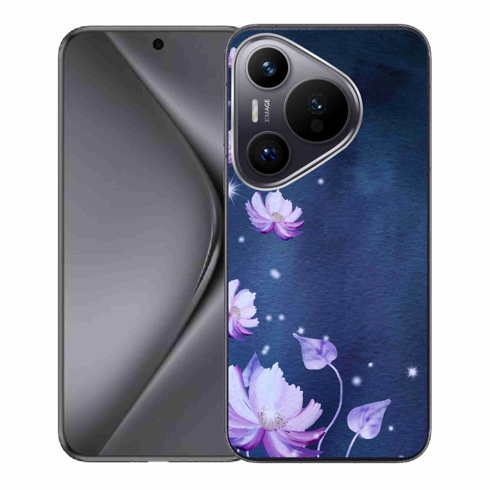 Gelový obal mmCase na Huawei Pura 70 - padající květy