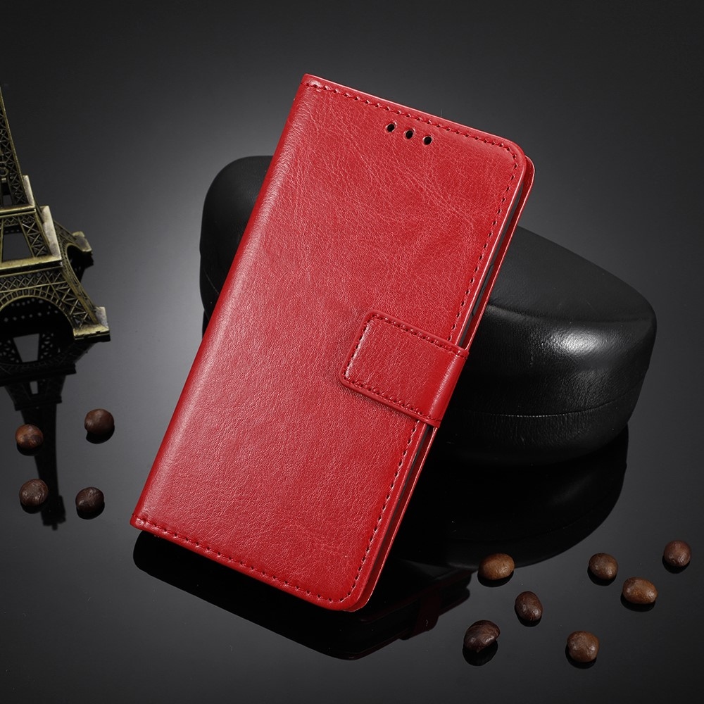 Crazy knížkové pouzdro na Realme 14 5G - červené