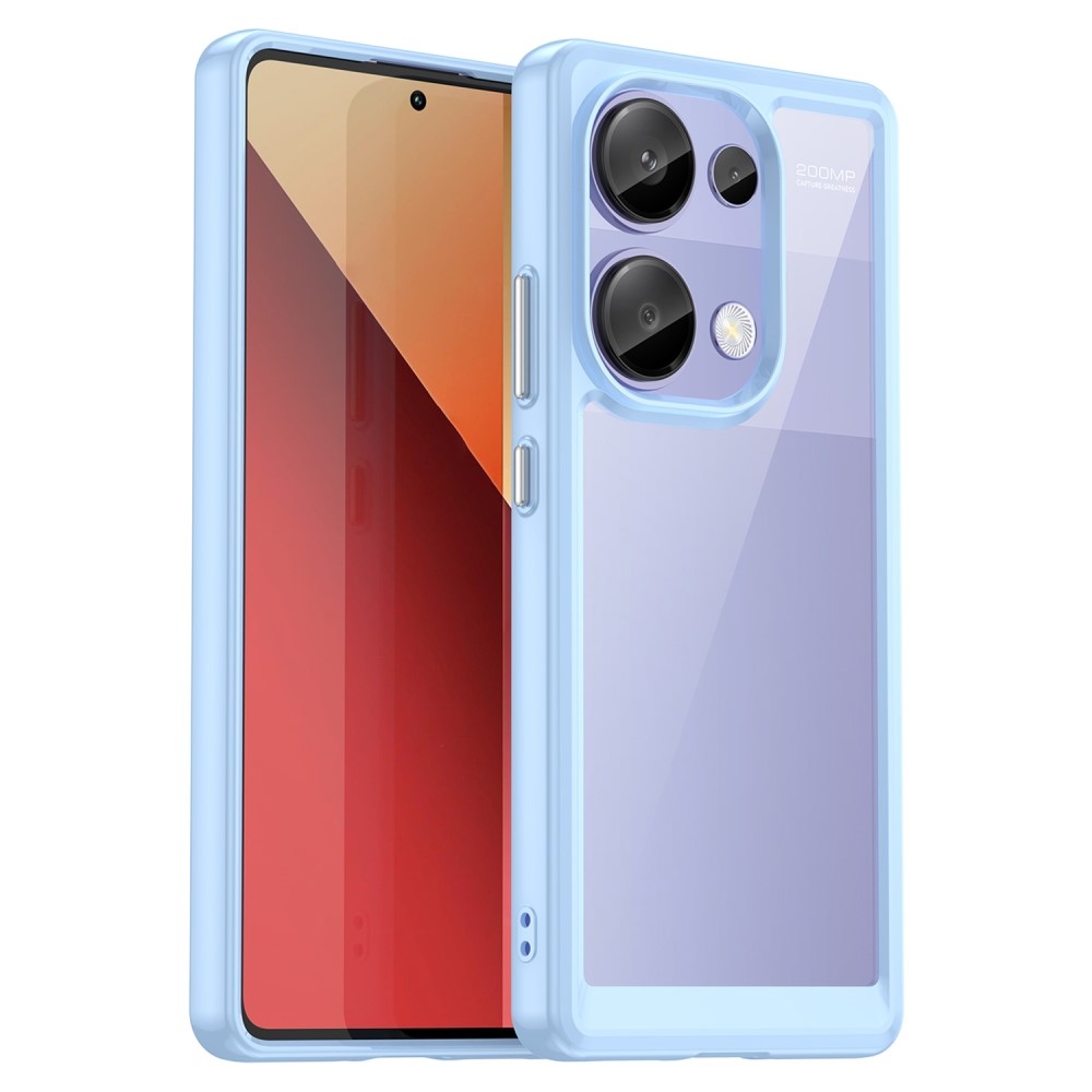 Gelový obal s pevnými zády pro Xiaomi Redmi Note 13 Pro 4G/Poco M6 Pro - modrý