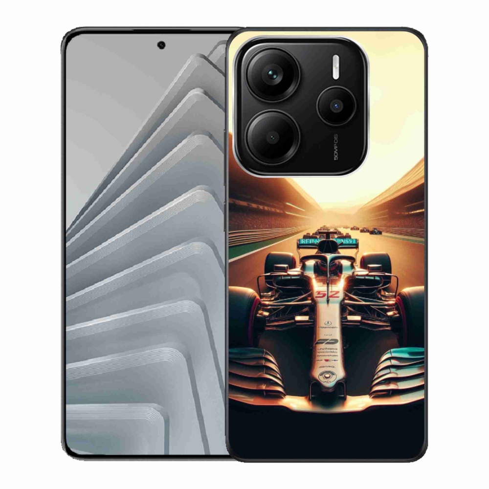 Gelový kryt mmCase na Xiaomi Redmi Note 14 5G - formule 1