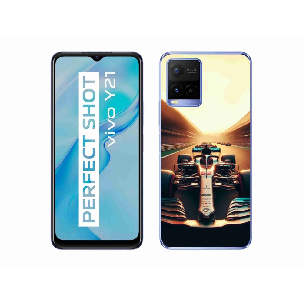 Gelový kryt mmCase na Vivo Y21/Y21s/Y33s - formule 1
