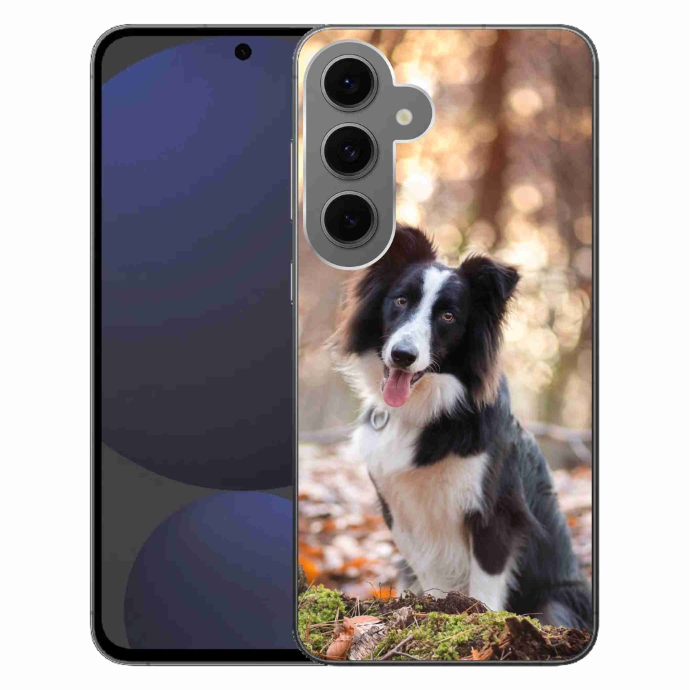 Gelový obal mmCase na Samsung Galaxy S24 FE - border kolie 1
