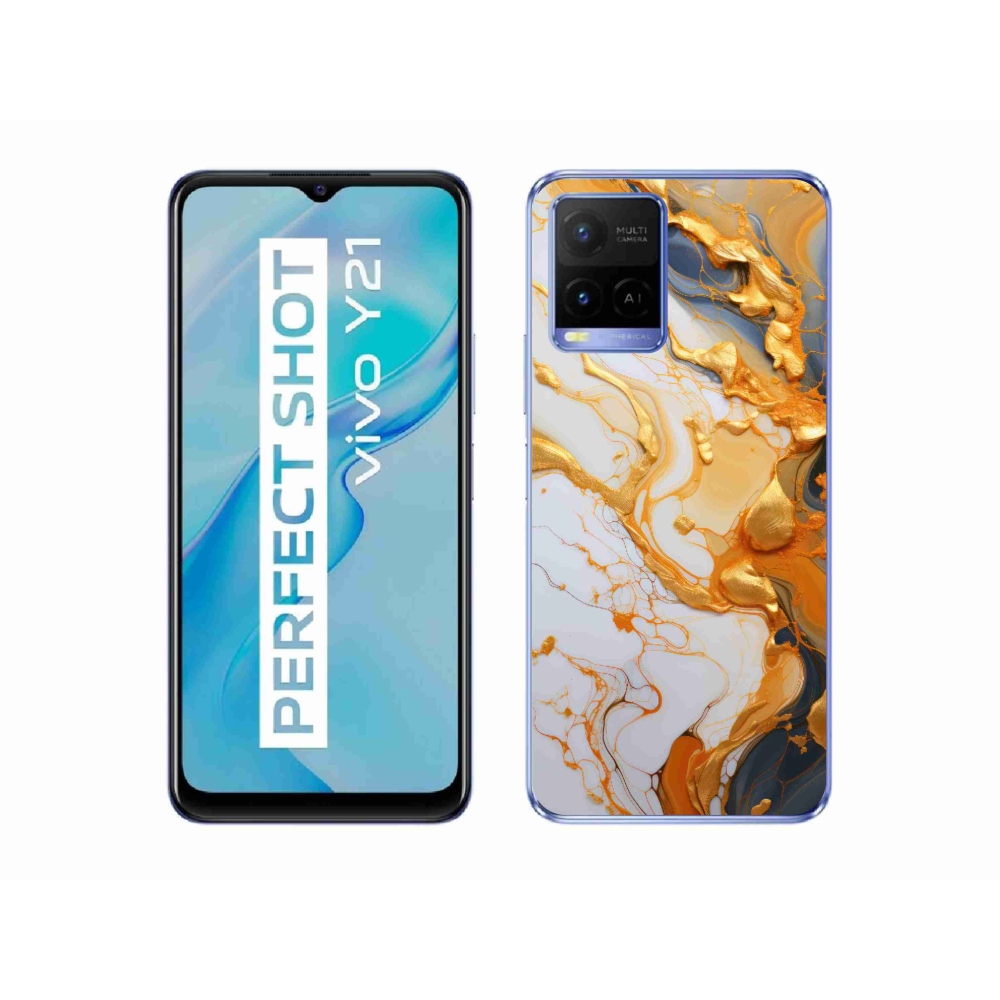 Gelový kryt mmCase na Vivo Y21/Y21s/Y33s - abstraktní motiv 6