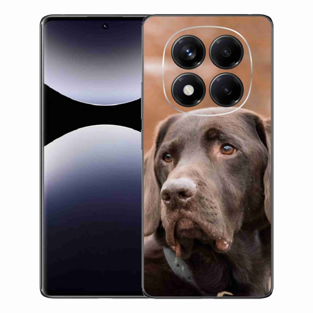 Gelový kryt mmCase na Xiaomi Redmi Note 14 Pro - hnědý labrador