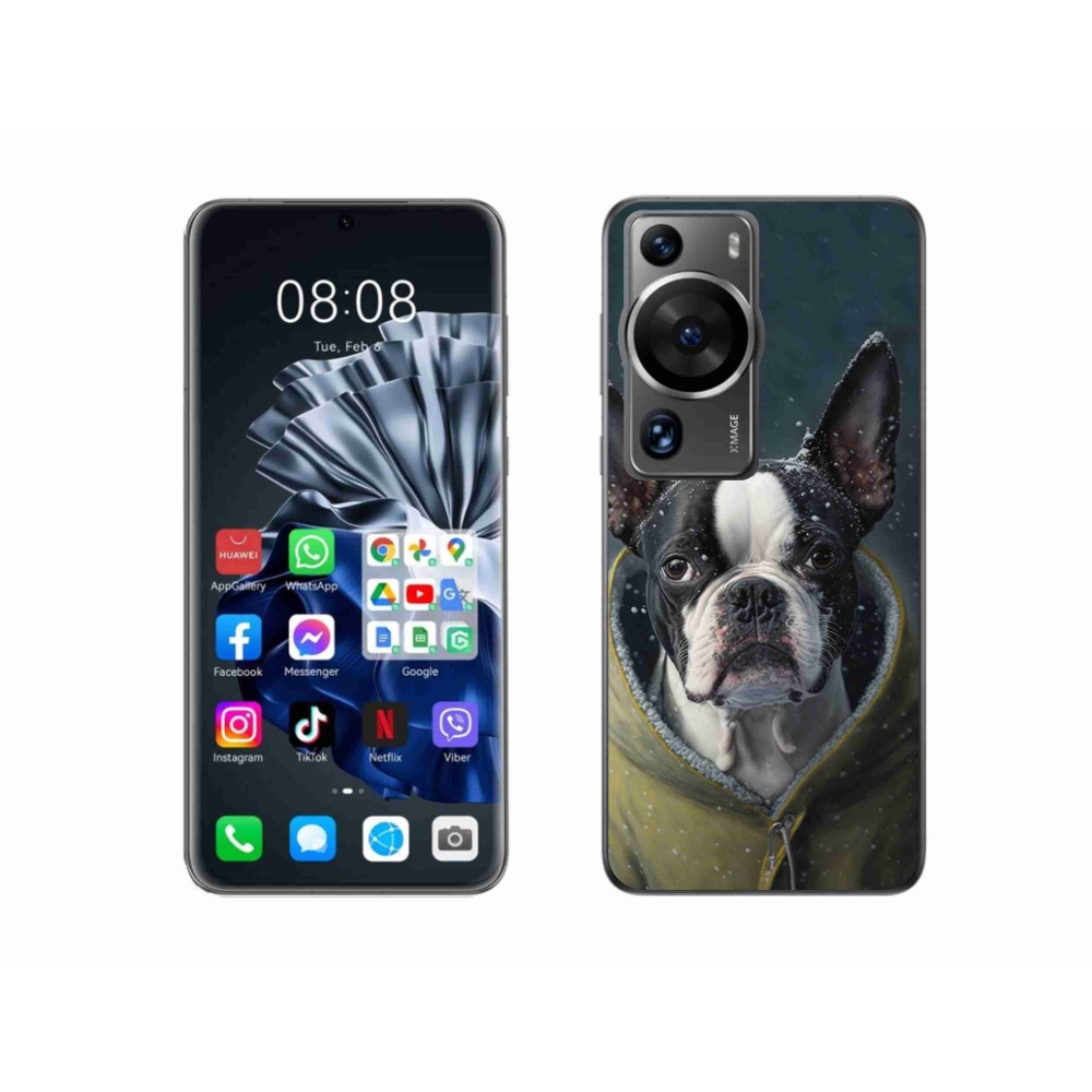 Gelový kryt mmCase na Huawei P60 Pro - buldoček