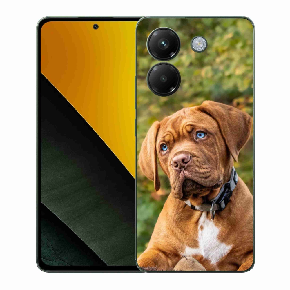 Gelový kryt mmCase na Xiaomi Poco M7 Pro 5G - štěně 