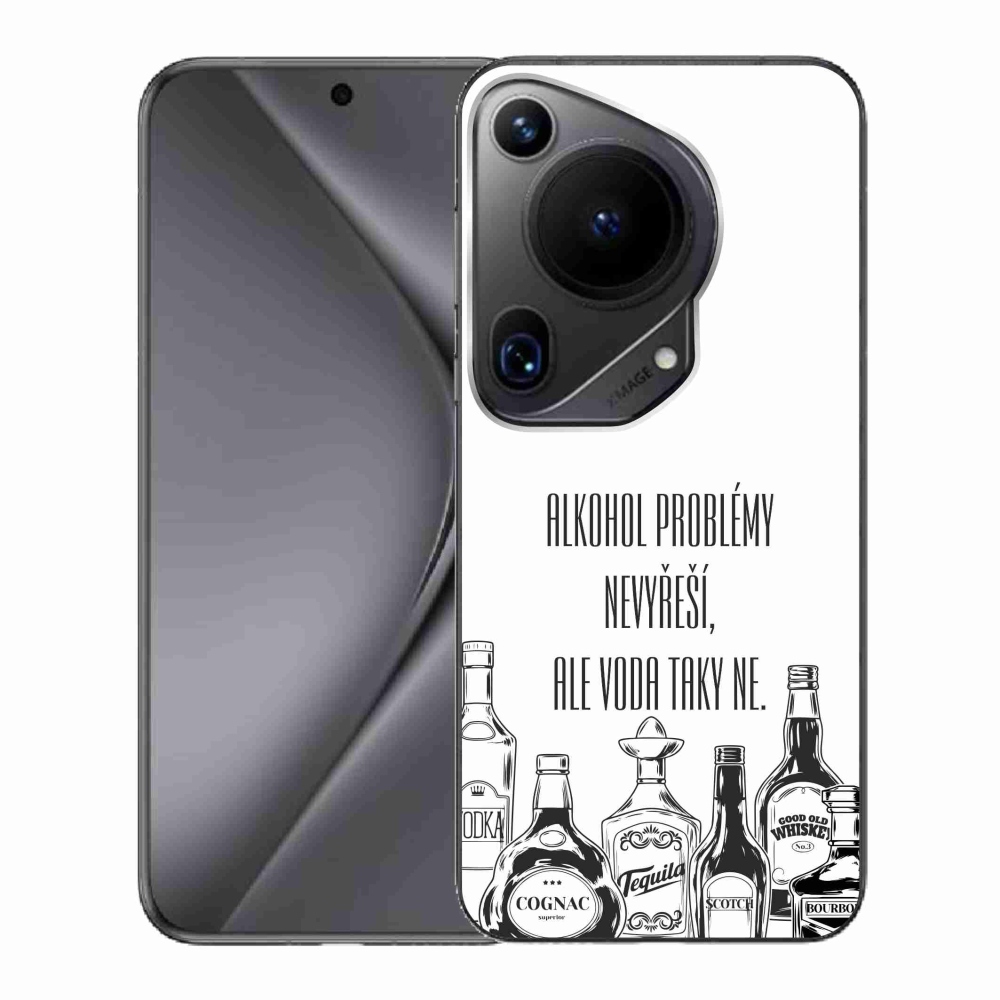 Gelový kryt mmCase na Huawei Pura 70 Ultra - vtipný text bílé pozadí