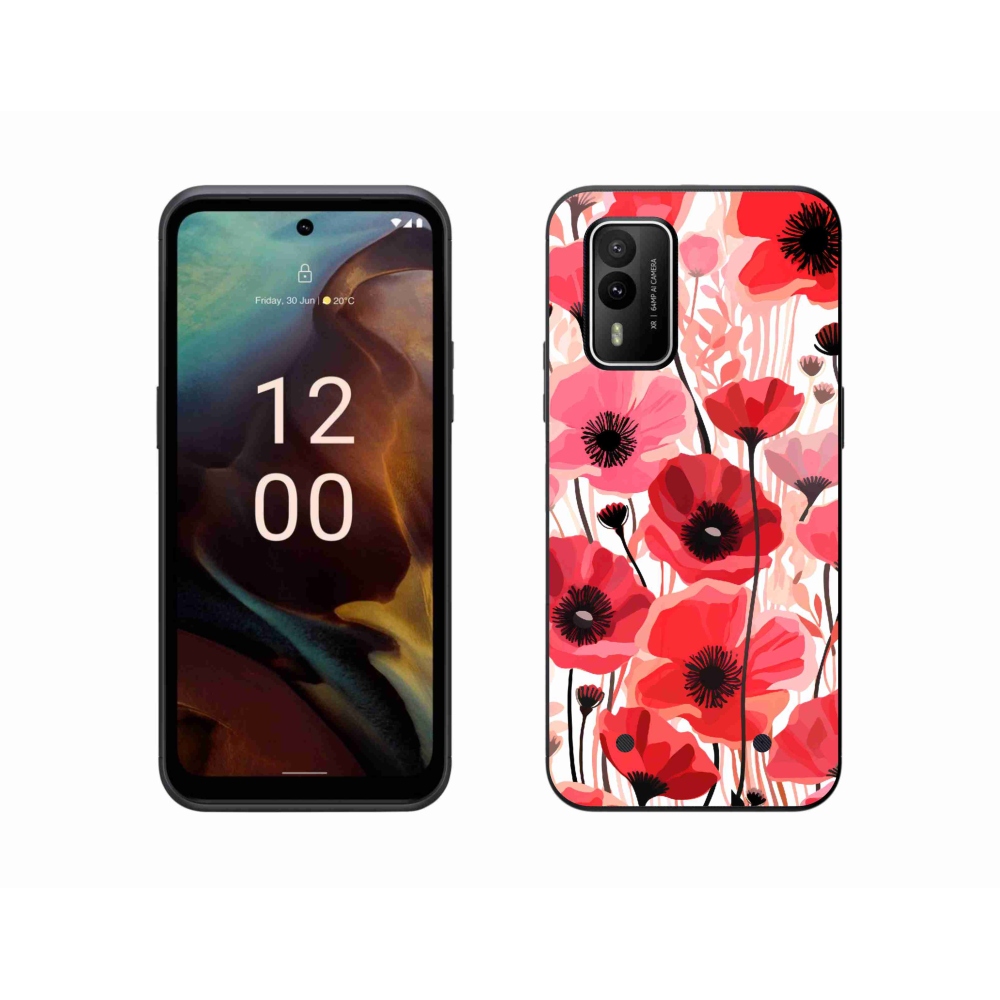 Gelový kryt mmCase na Nokia XR21 - vlčí mák 1