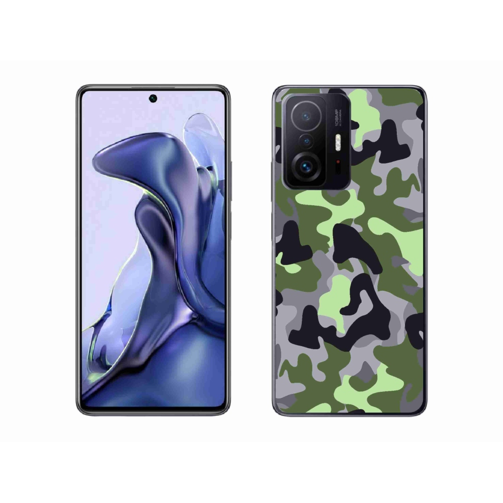 Gelový kryt mmCase na Xiaomi 11T - maskáčový vzor 7