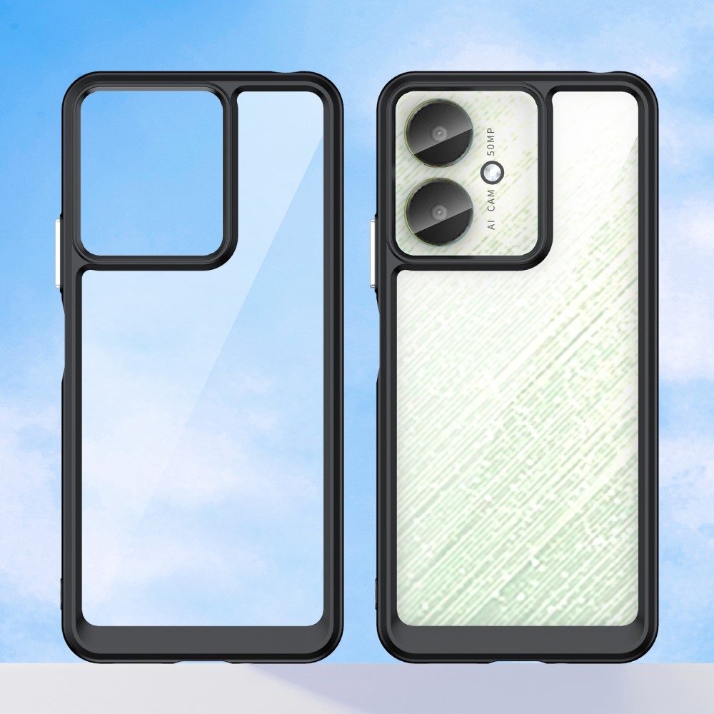 Gelový obal s pevnými zády na Xiaomi Redmi 13C 5G - černý