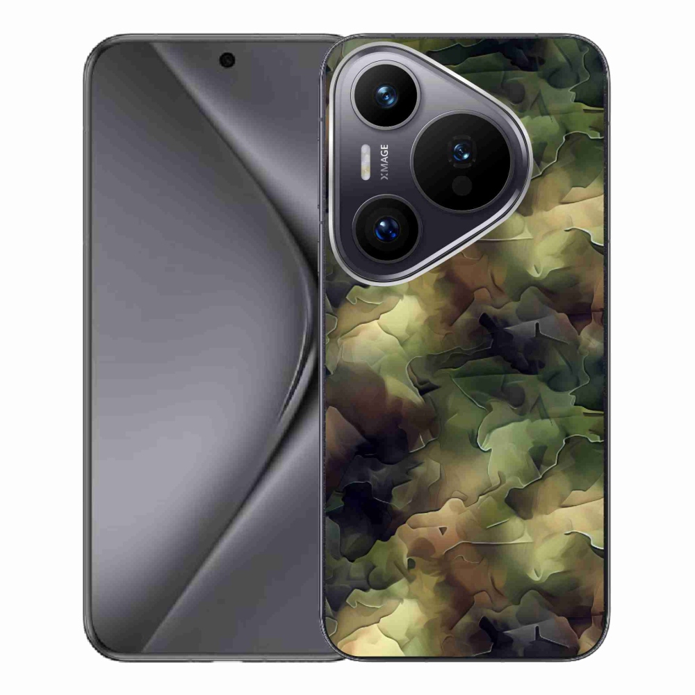 Gelový kryt mmCase na Huawei Pura 70 Pro - maskáčový vzor 10