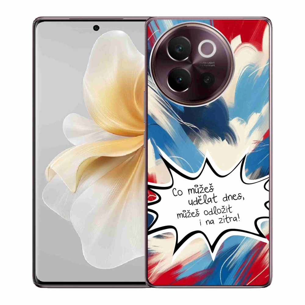 Gelový kryt mmCase na Vivo V40 Lite 5G - vtipný text 9 bílé pozadí