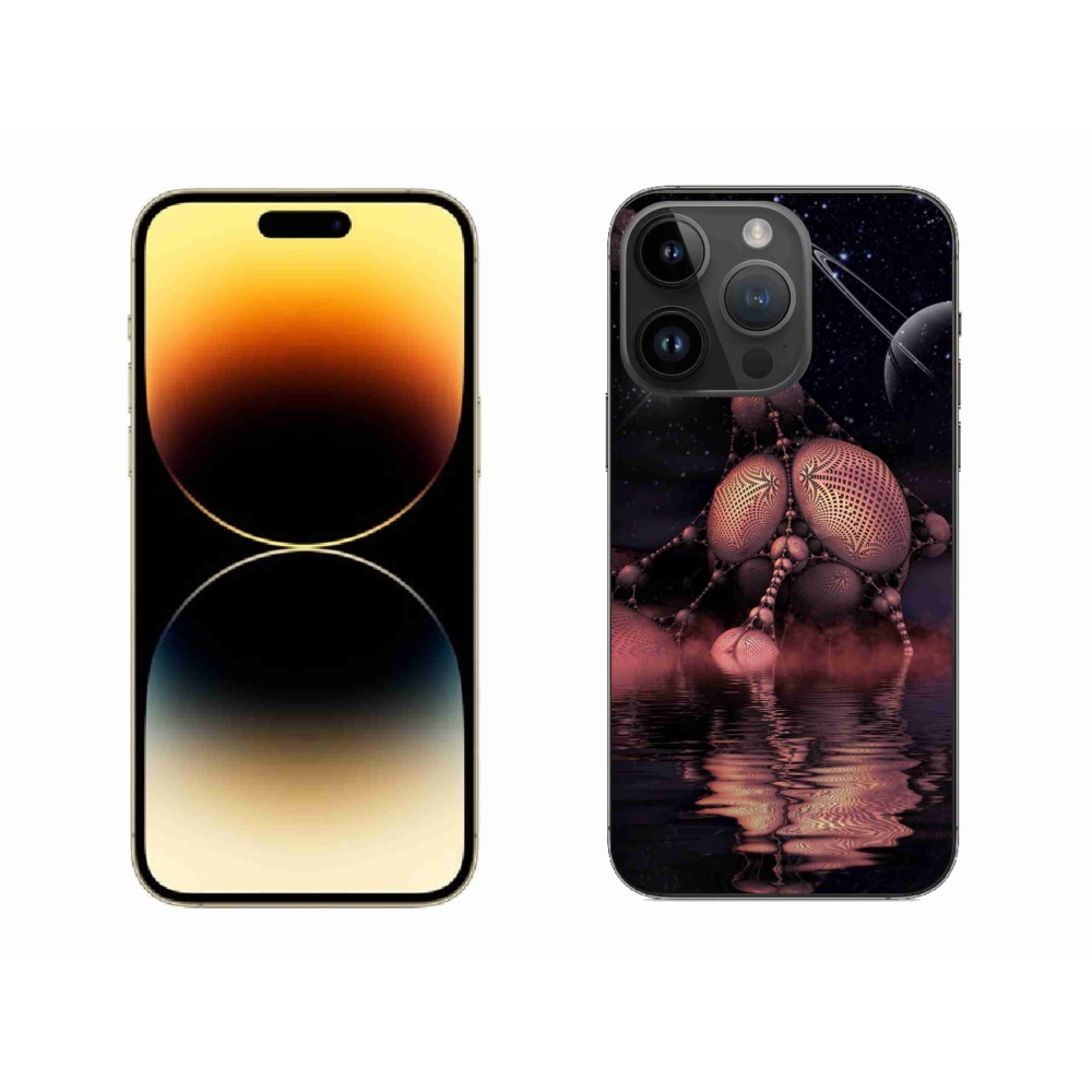 Gelový kryt mmCase na iPhone 14 Pro Max - abstraktní motiv 19