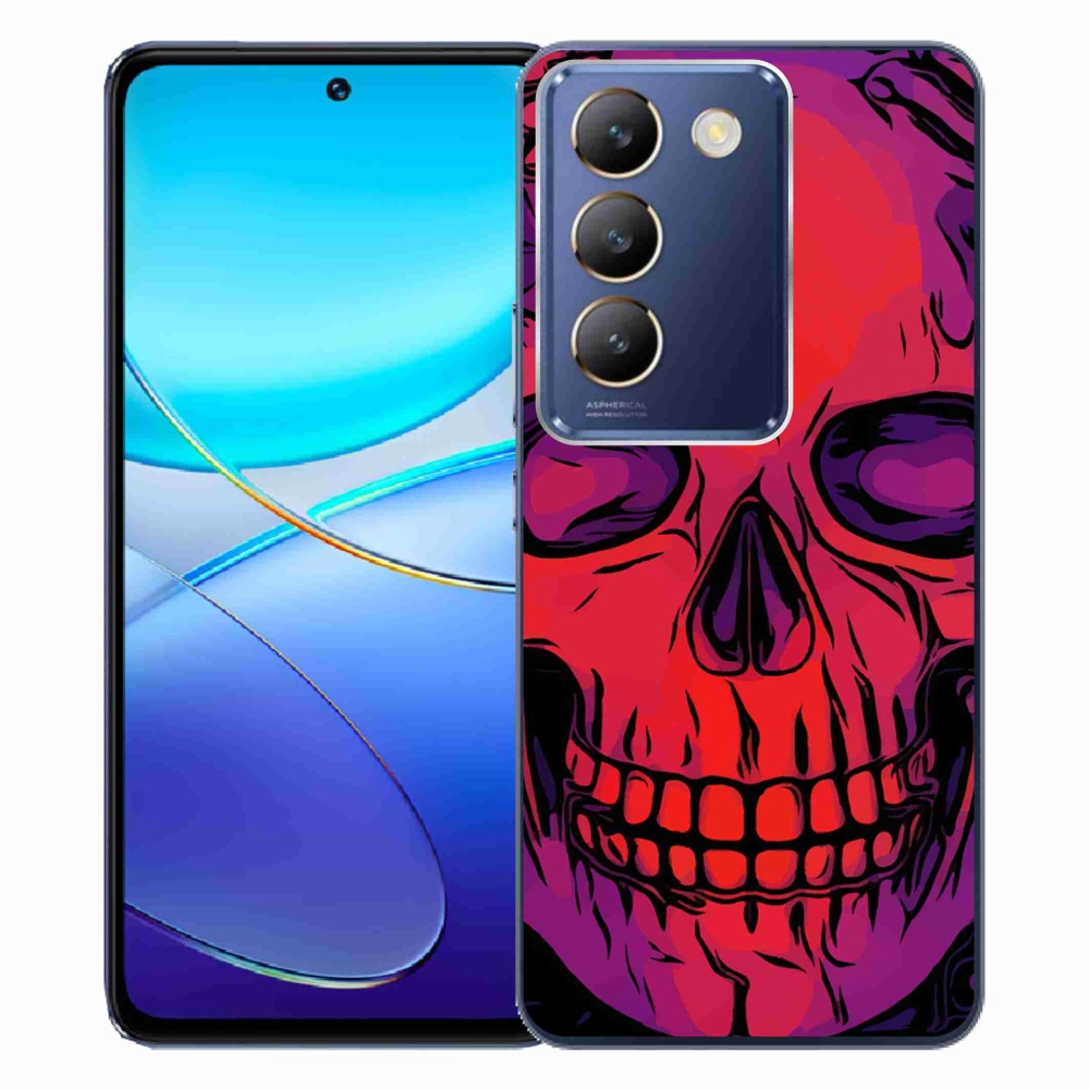 Gelový obal mmCase na Vivo V40 SE 4G/5G - lebka