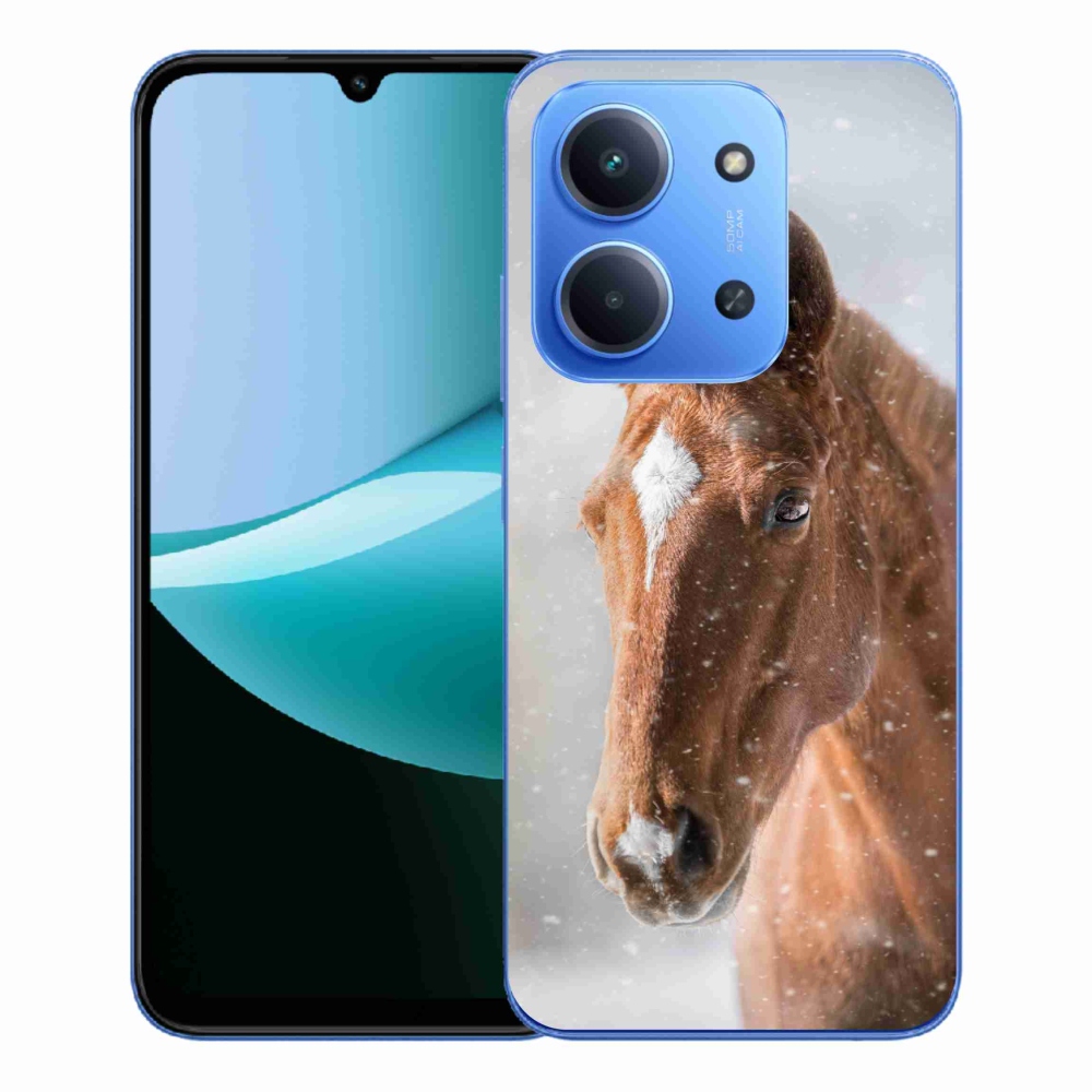 Gelový kryt mmCase na Xiaomi Redmi 15C 4G/5G (173mm) - hnědý kůň 2