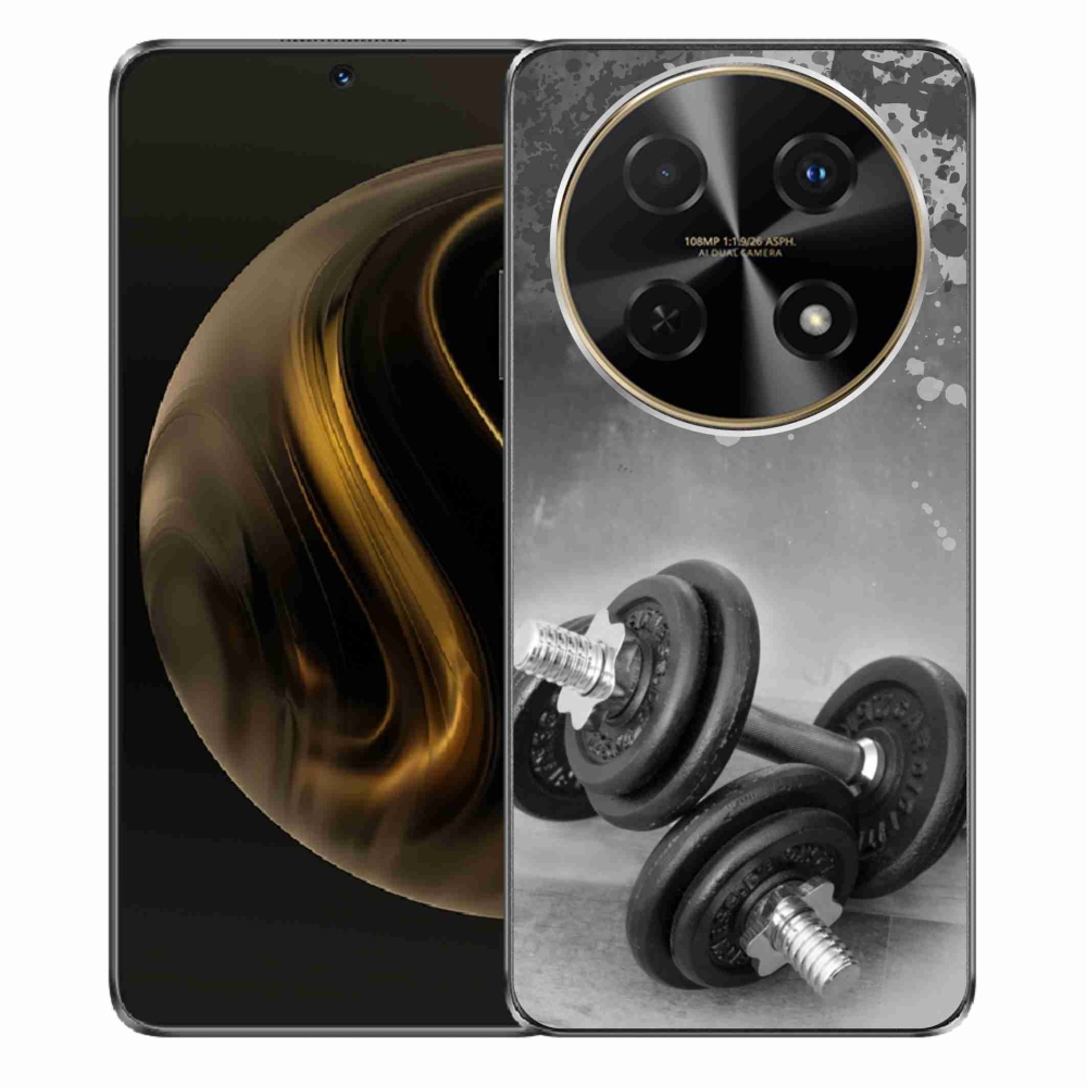 Gelový kryt mmCase na Huawei Nova 12i - činky 1