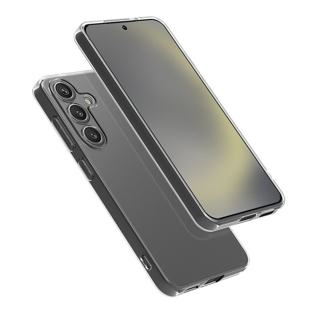 Průhledný gelový obal na Samsung Galaxy S25 - průhledný