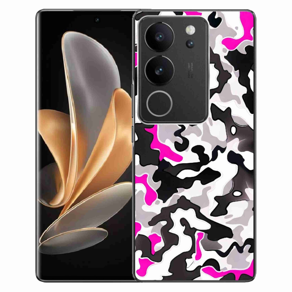 Gelový kryt mmCase na Vivo V29 5G - maskáčový vzor 5