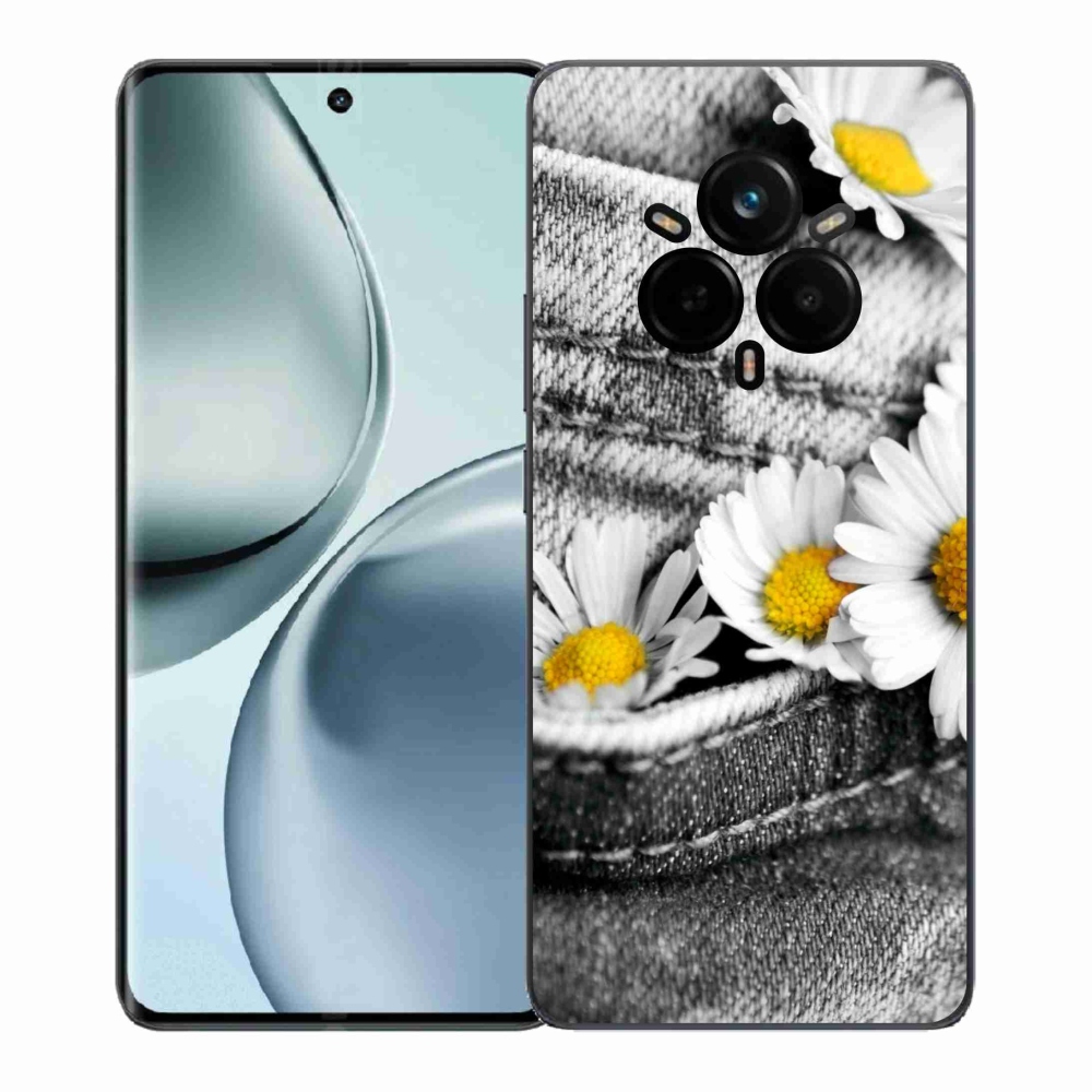 Gelový kryt mmCase na Realme 14 Pro+ 5G - kopretiny