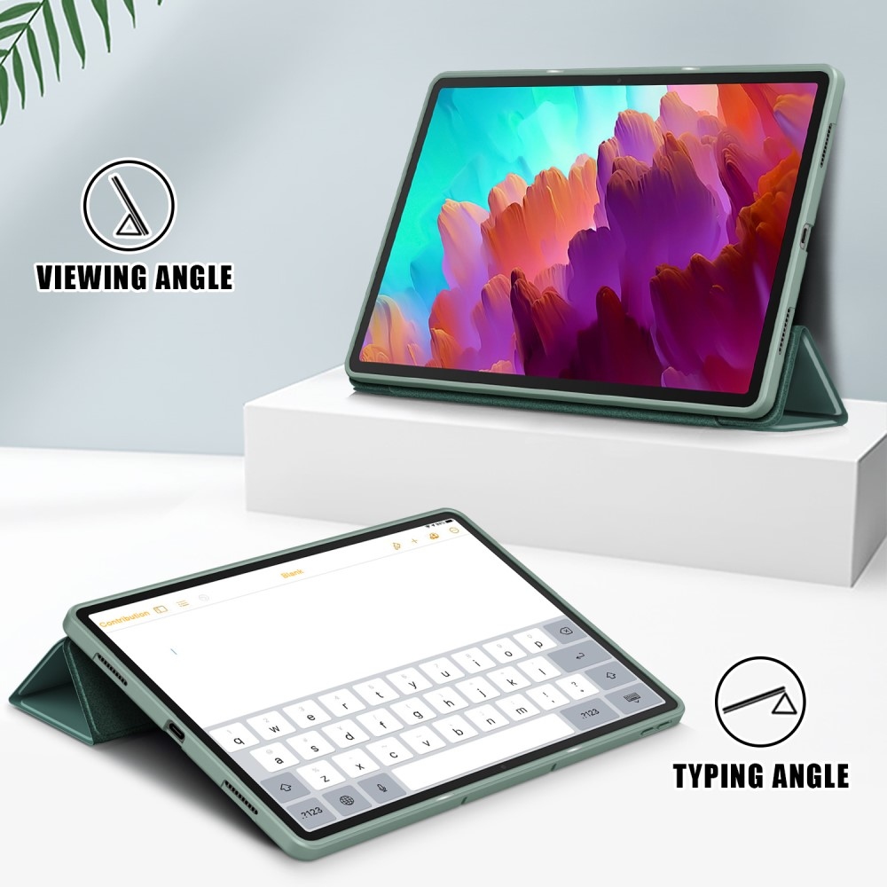 Case chytré zavírací pouzdro na tablet Lenovo Tab P12 - zelené