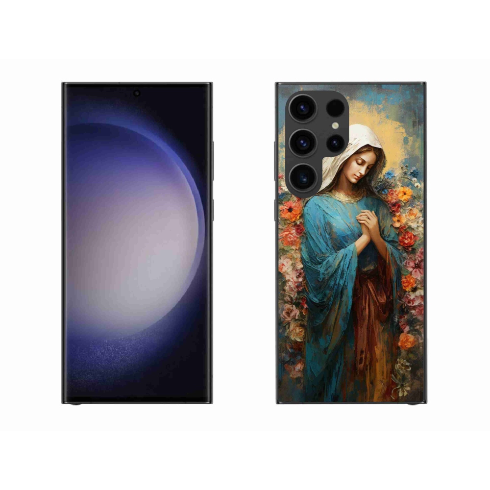Gelový kryt mmCase na Samsung Galaxy S23 Ultra 5G - svatá žena