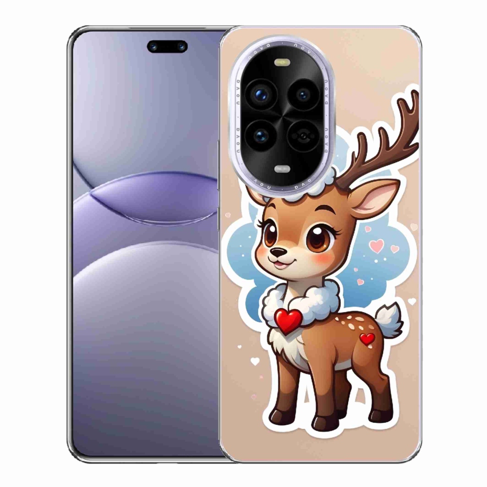 Gelový kryt mmCase na Huawei Nova 13 Pro 5G - kreslený sob