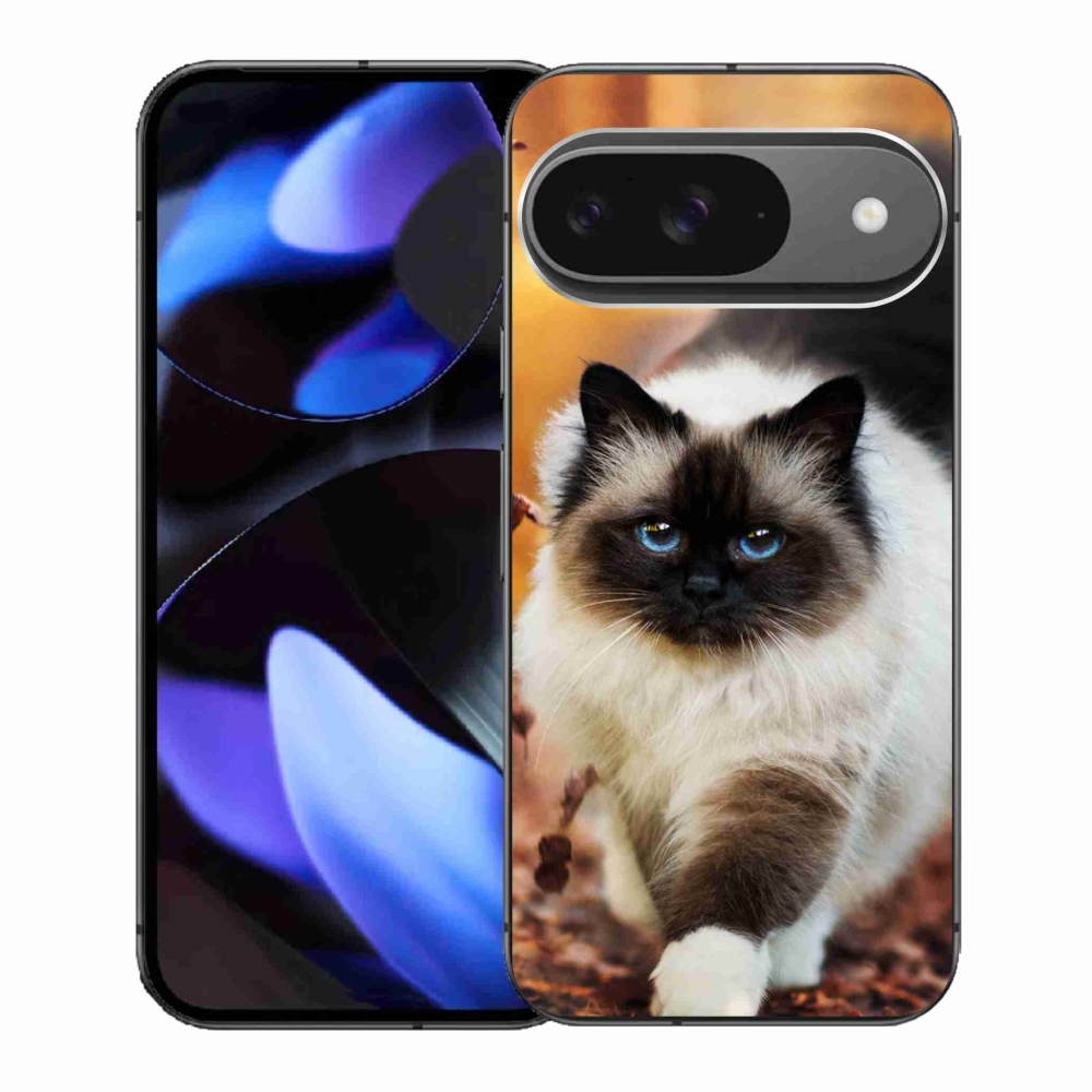 Gelový obal mmCase na Google Pixel 9/9 Pro - kočka