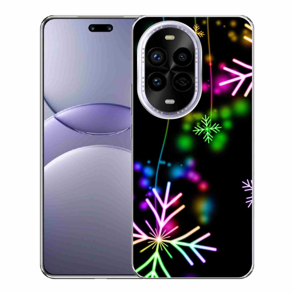Gelový kryt mmCase na Huawei Nova 13 Pro 5G - barevné vločky