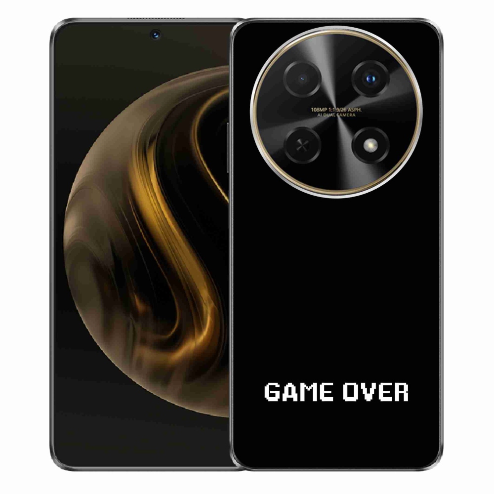 Gelový kryt mmCase na Huawei Nova 12i - game over černé pozadí