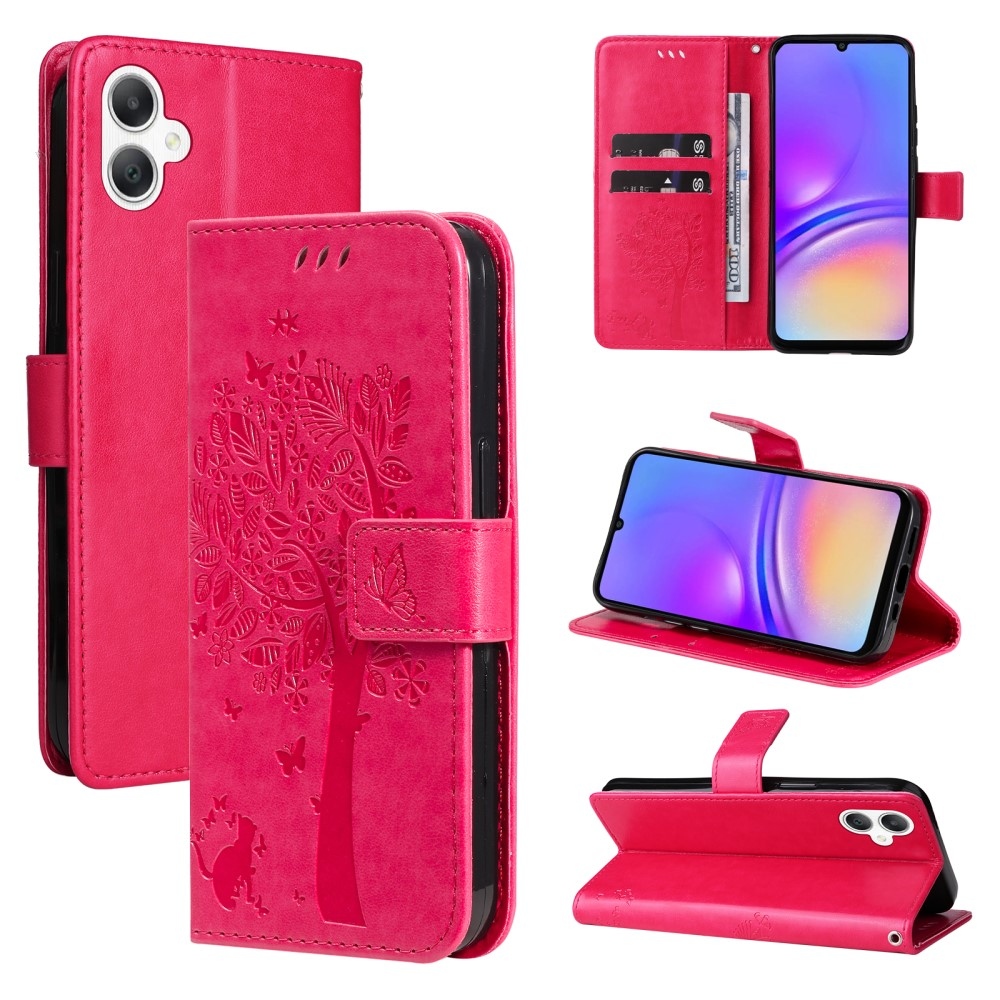 Trees knížkové pouzdro na Samsung Galaxy A06 4G - rose