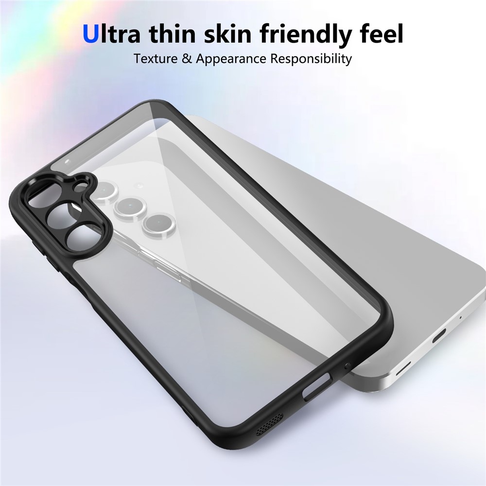Back gelový obal s pevnými zády na Samsung Galaxy A17 5G - černý