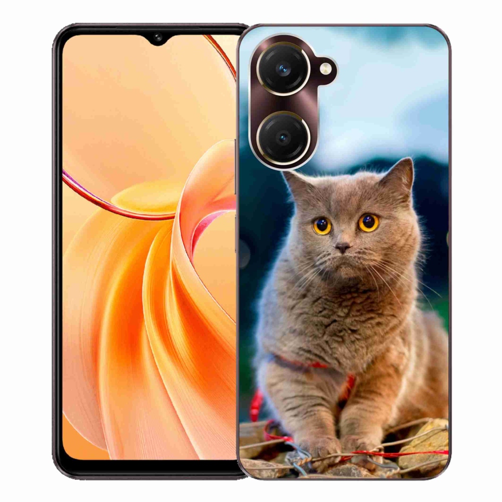 Gelový kryt mmCase na Vivo Y28s 5G - britská modrá 2
