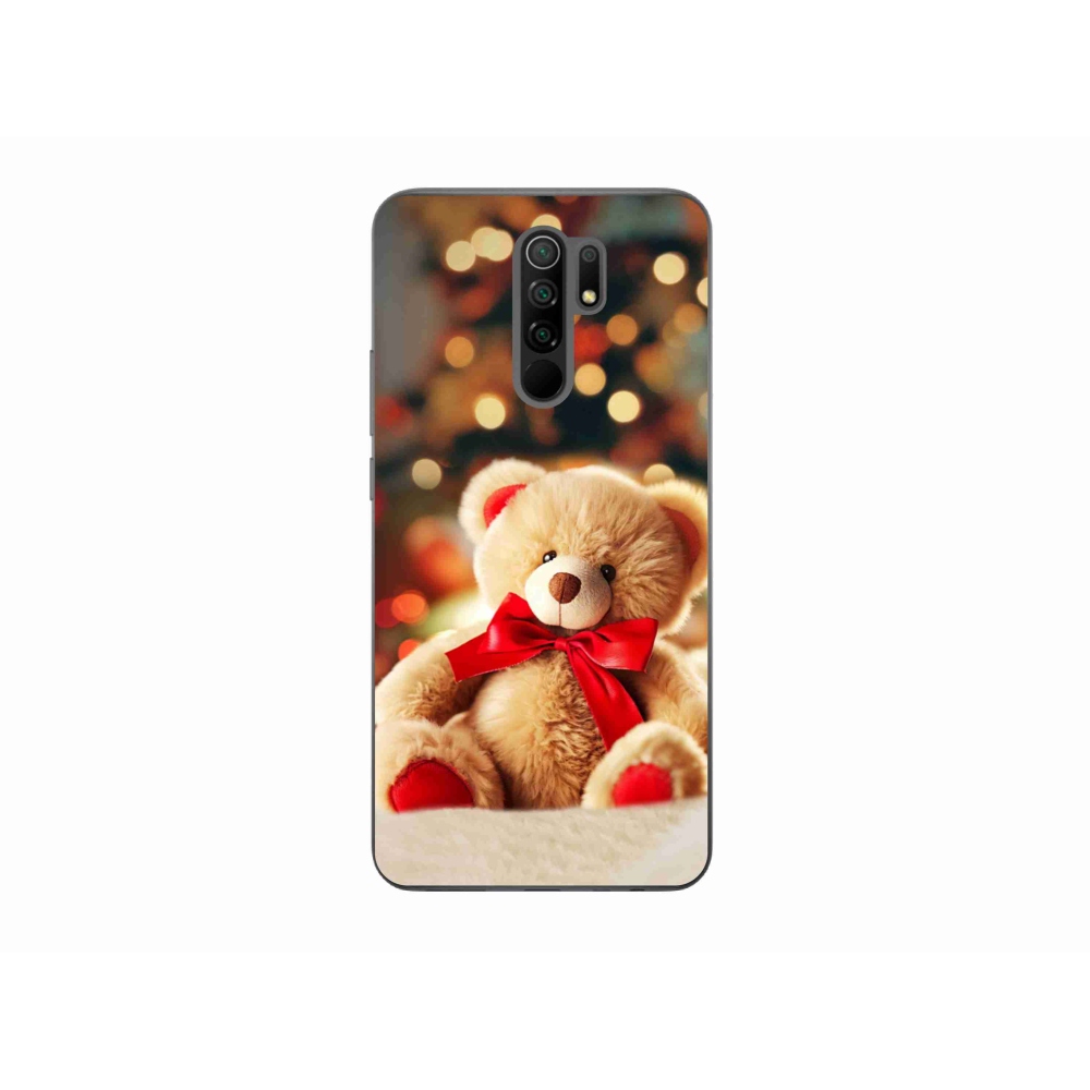 Gelový kryt mmCase na Xiaomi Redmi 9 - plyšový medvídek