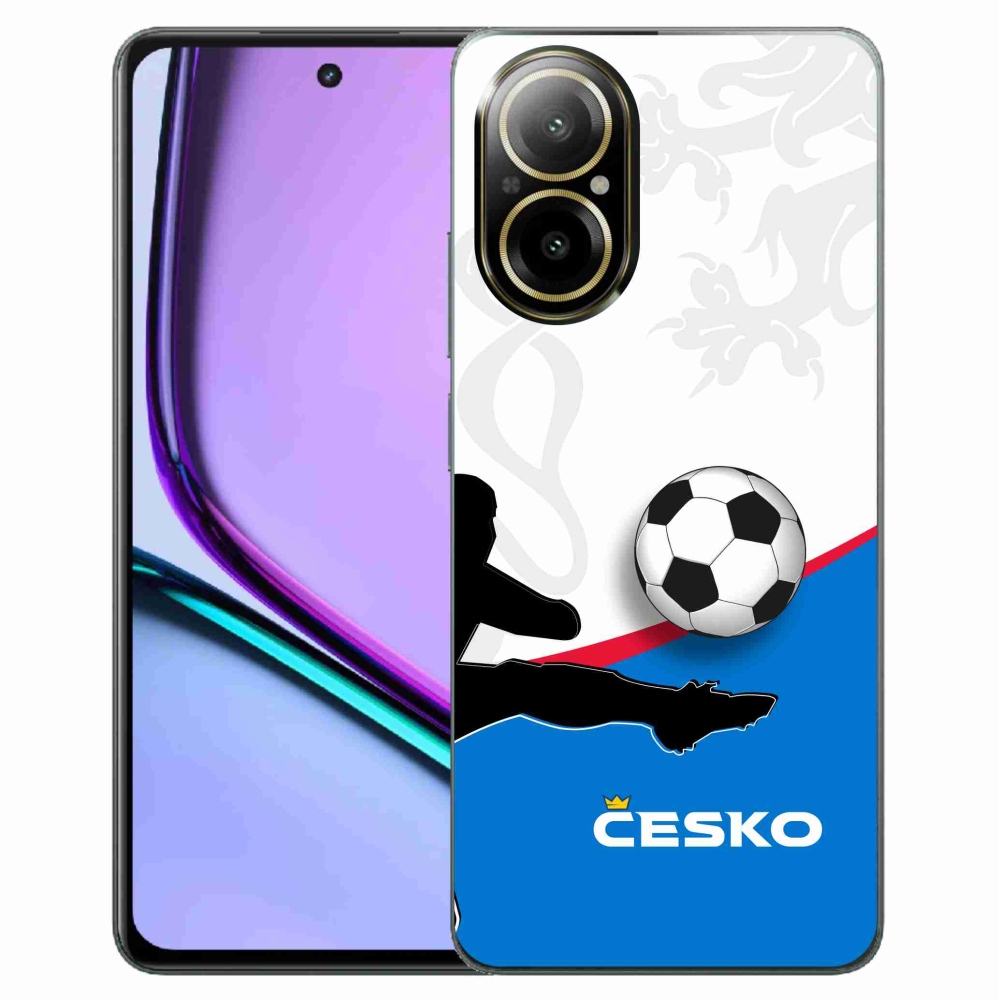Gelový kryt mmCase na Realme C67 - fotbal Česko 3