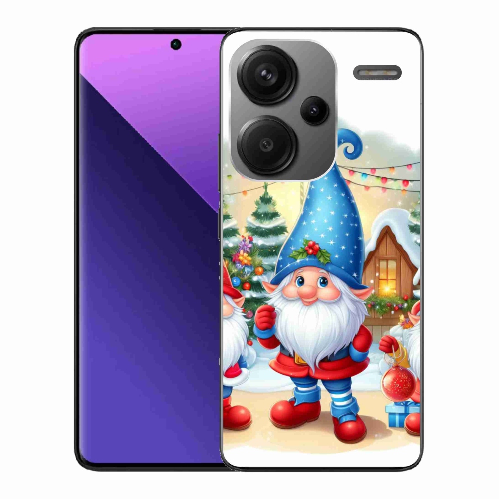 Gelový kryt mmCase na Xiaomi Redmi Note 13 Pro+ 5G - vánoční skřítci
