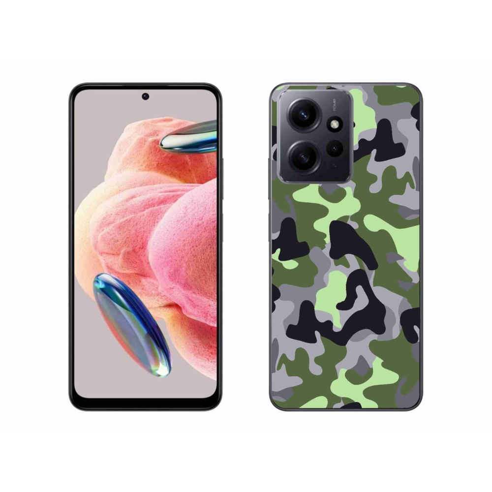 Gelový kryt mmCase na Xiaomi Redmi Note 12 4G - maskáčový vzor 7