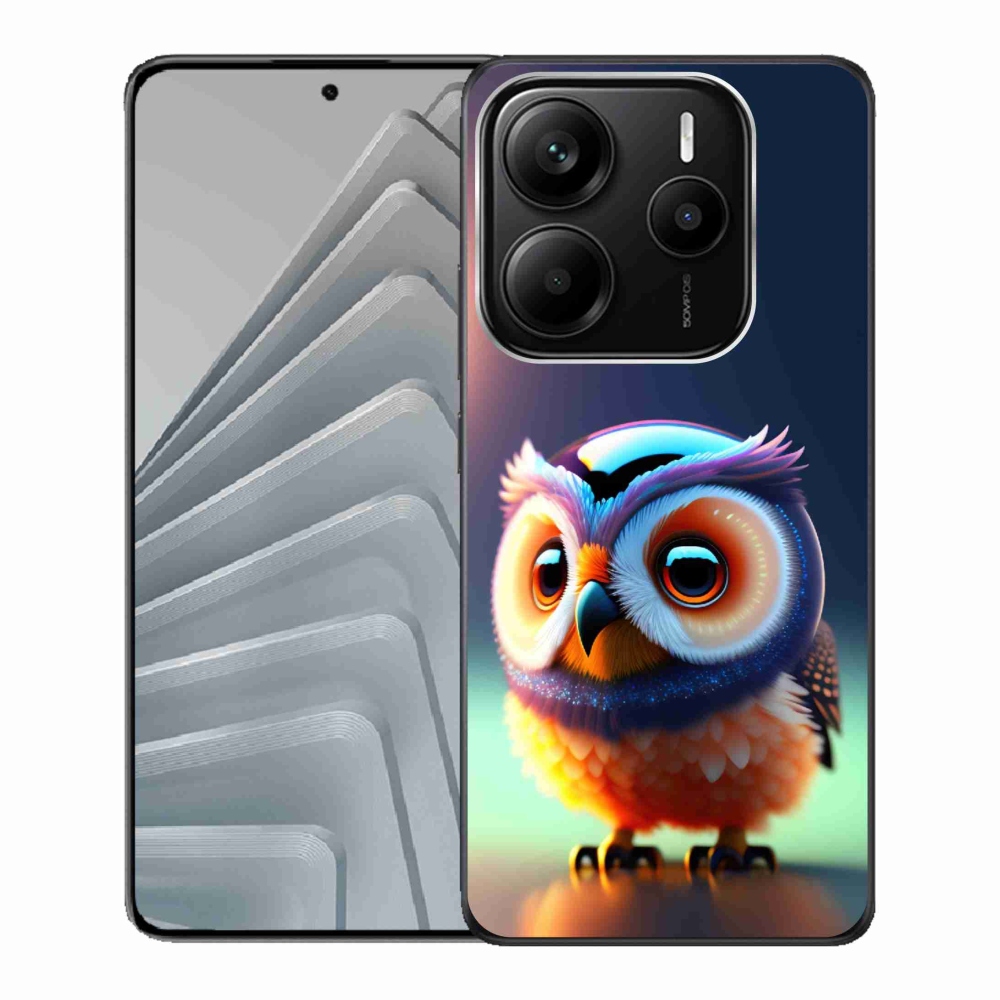Gelový kryt mmCase na Xiaomi Redmi Note 14 5G - sovička