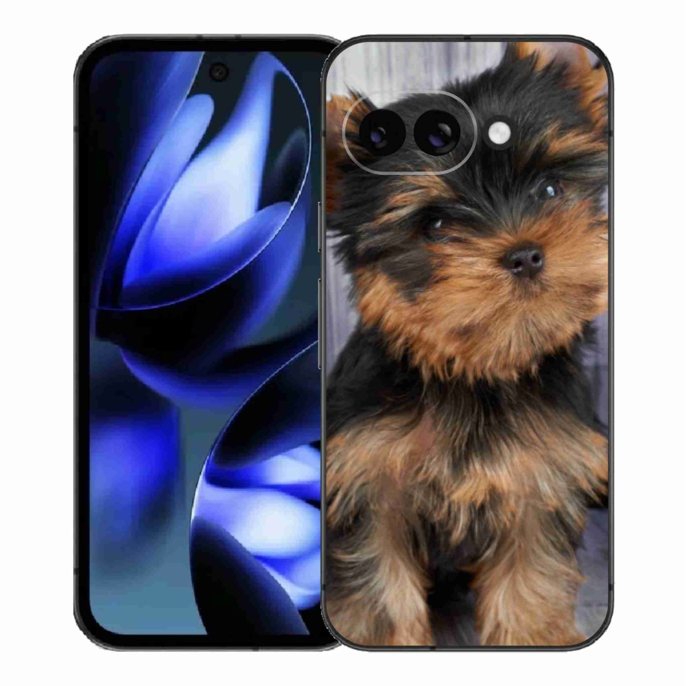 Gelový kryt mmCase na Google Pixel 9a - jorkšír 9