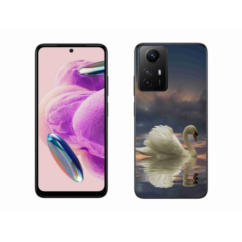 Gelový kryt mmCase na Xiaomi Redmi Note 12S - labuť