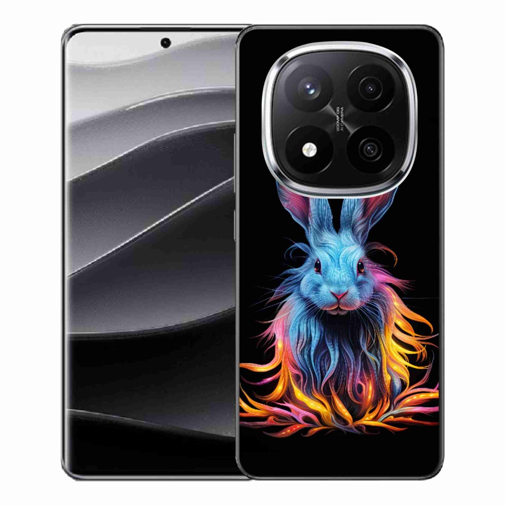 Gelový kryt mmCase na Xiaomi Redmi Note 14 Pro+ 5G - abstraktní zajíc