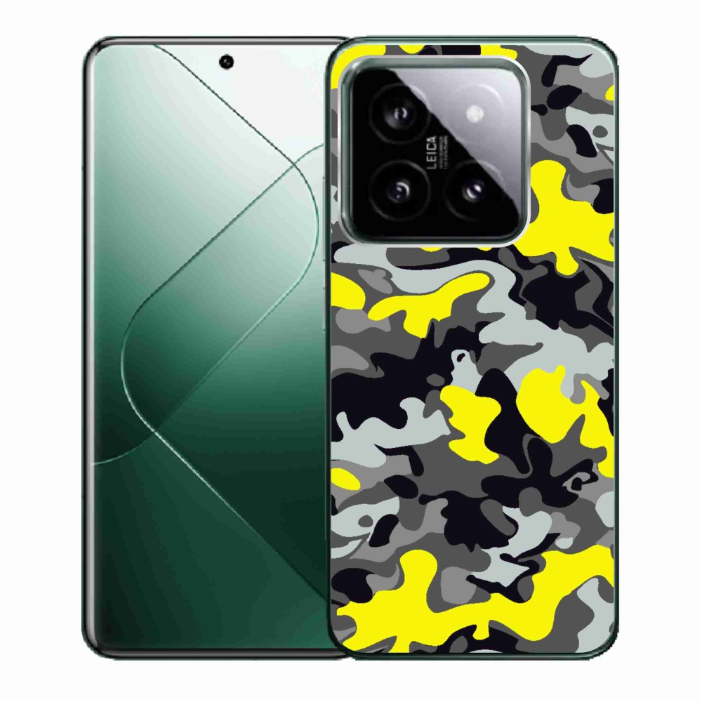 Gelový kryt mmCase na Xiaomi 14 - maskáčový vzor 6