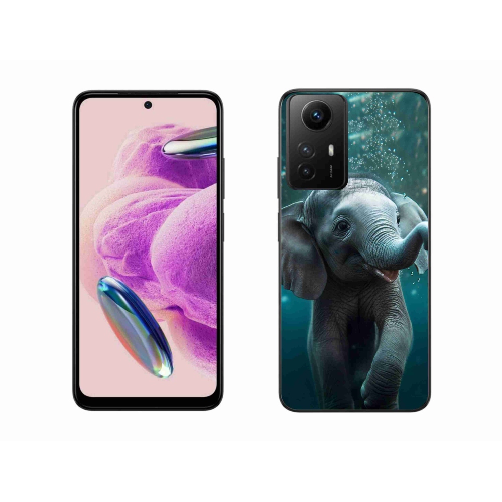 Gelový kryt mmCase na Xiaomi Redmi Note 12S - slůně pod vodou