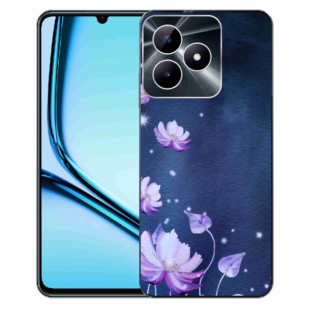Gelový obal mmCase na Realme Note 50 - padající květy