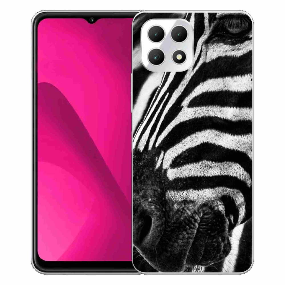 Gelový kryt mmCase na T-Mobile T Phone 2 - zebra