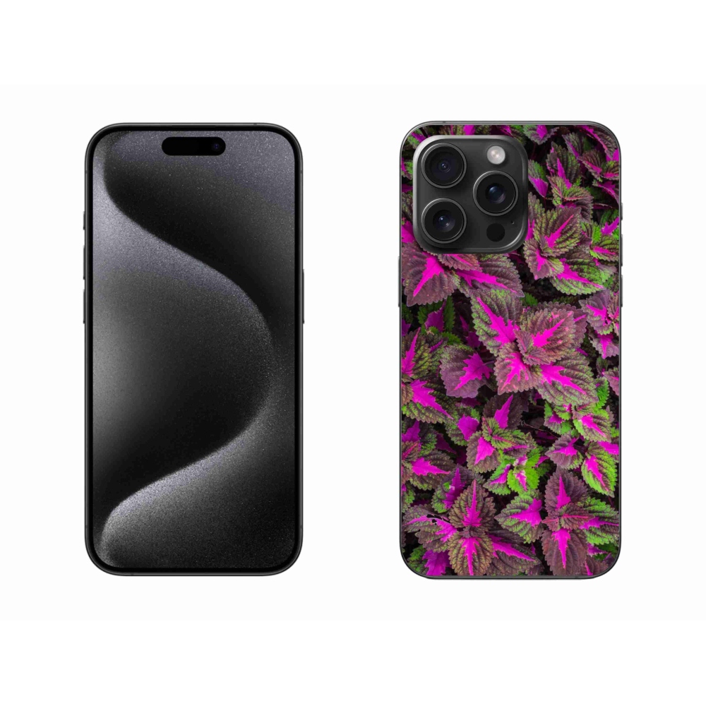 Gelový kryt mmCase na iPhone 15 Pro Max - květiny 10