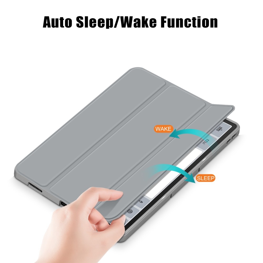 Case chytré zavírací pouzdro na tablet Lenovo Tab P12 - šedé