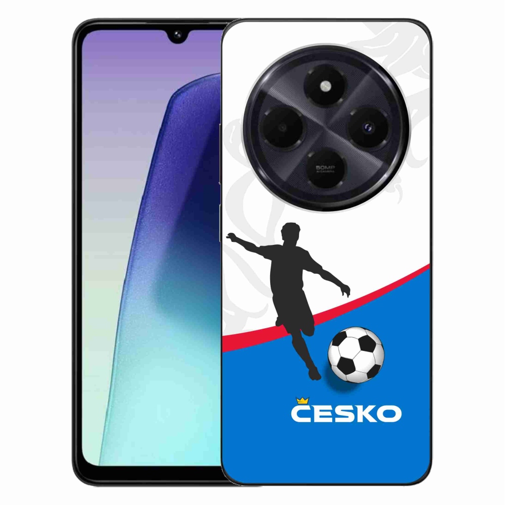 Gelový kryt mmCase na Xiaomi Redmi 14C/Poco C75 - fotbal Česko 1