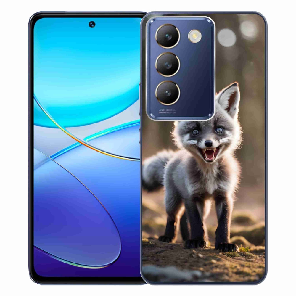 Gelový kryt mmCase na Vivo V40 SE 4G/5G - rozzuřená liška